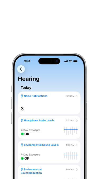 Blue sound wave, Hearing Test icon