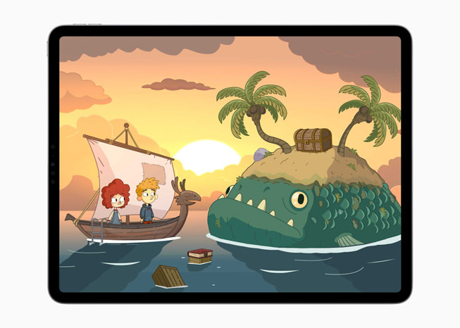 Lost in Play gameplay displayed on iPad Pro. 