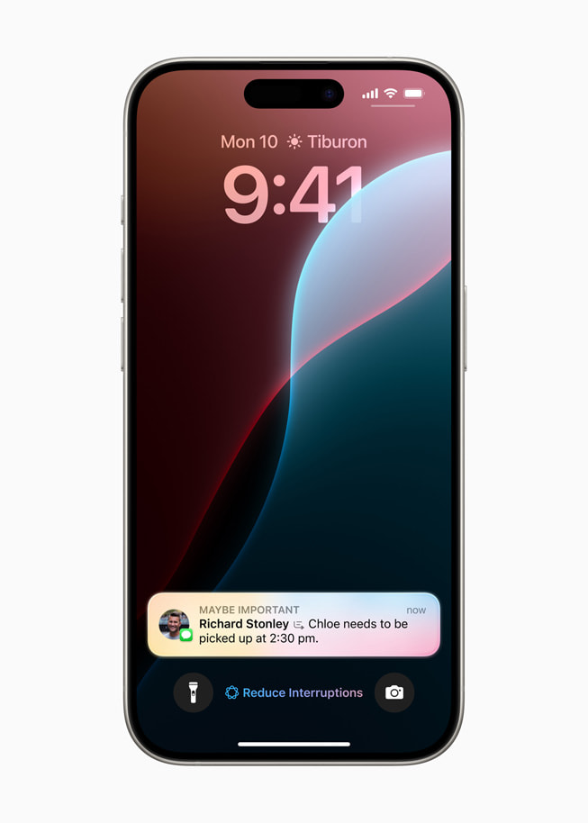 Fokus Kurangi Gangguan baru ditampilkan di iPhone 15 Pro.