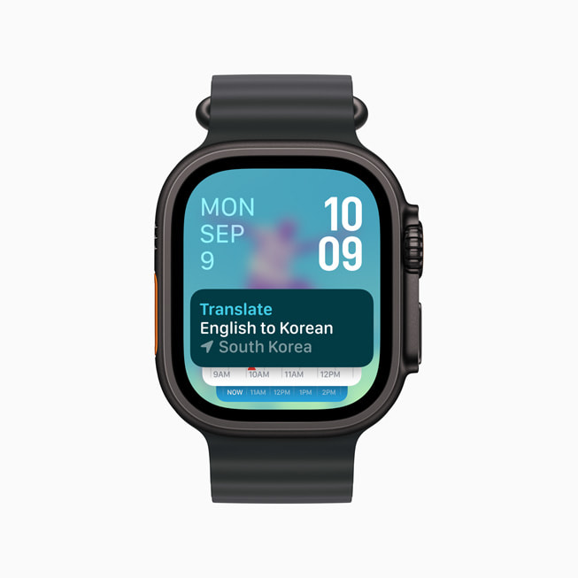 Apple Watch Ultra 2に表示されている、さらに賢くなったスマートスタック。