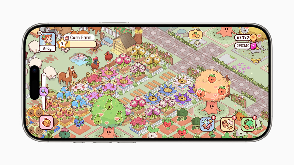 My Dear Farm+ de HyperBeard Inc. sur l’iPhone 16 Pro.