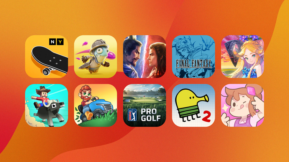 Les jeux lancés sur Apple Arcade en janvier 2025.