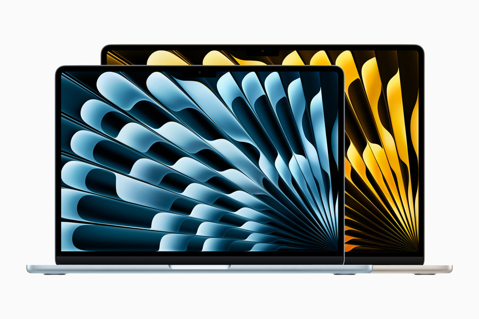 MacBook Air 13 pouces et 15 pouces.