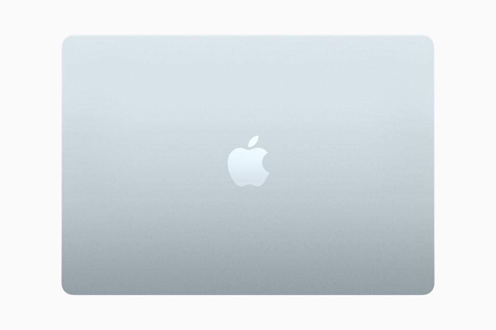 Vue de haut d’un MacBook Air.
