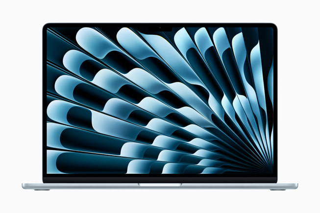 Un MacBook Air est présenté.