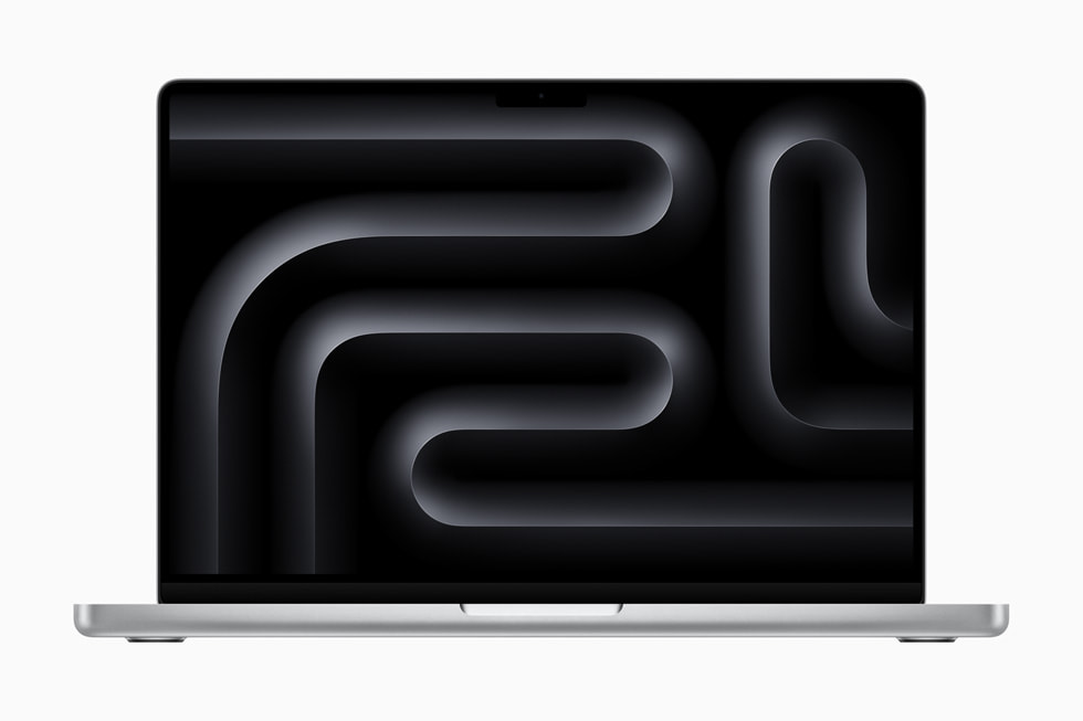 MacBook Pro 14" color argento.