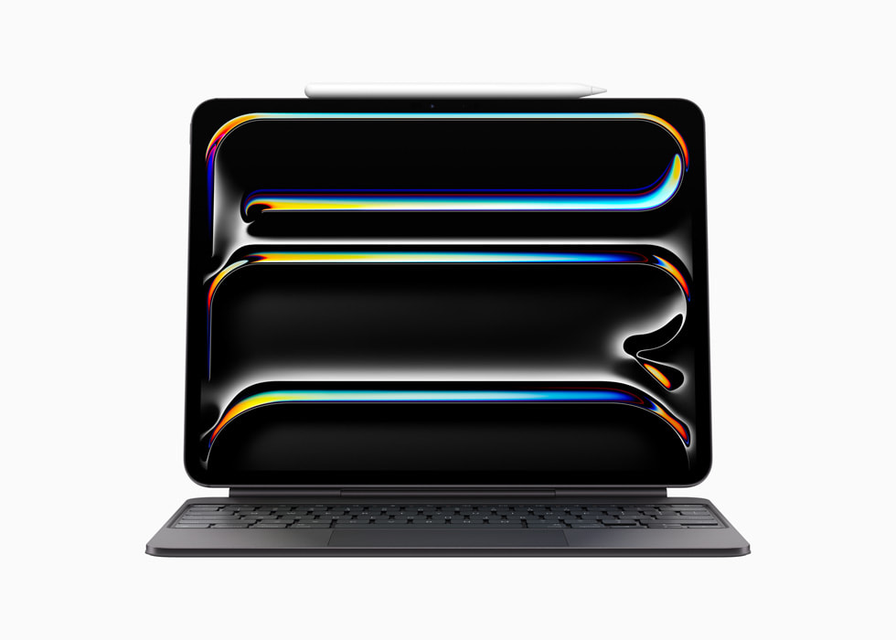 iPad Pro con Magic Keyboard e Apple Pencil Pro. 