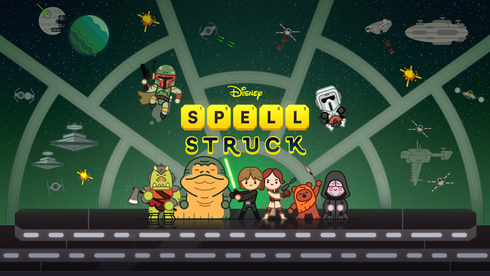 Arte gráfico de Disney SpellStruck.