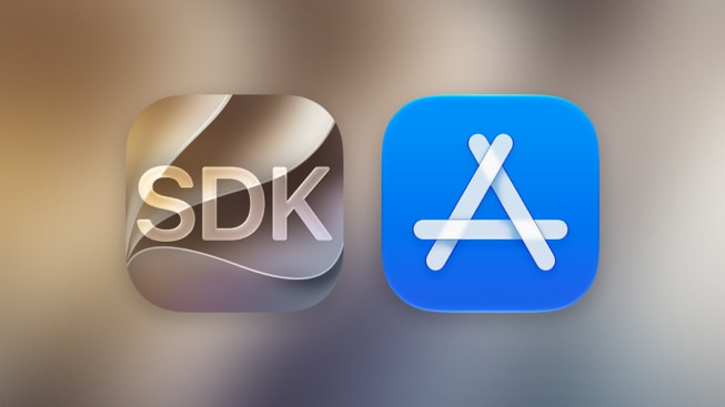 Icons representing the iOS SDK and the App Store.