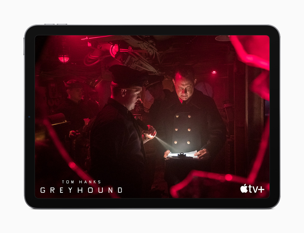 iPad Air met 'Greyhound' van Apple TV+.