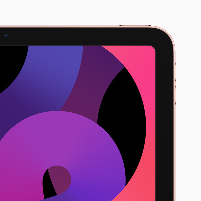 iPad Air in roségoud. 