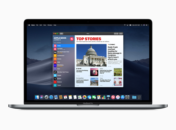 Image du nouveau widget de bureau News