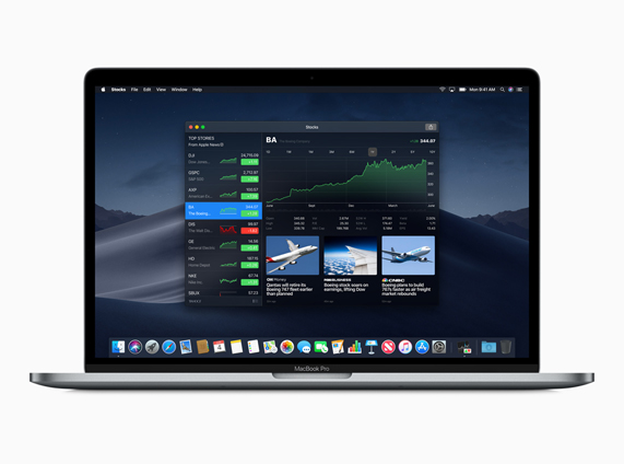 Image du nouveau widget de bureau Bourse