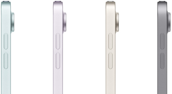 iPad Air en cuatro acabados diferentes