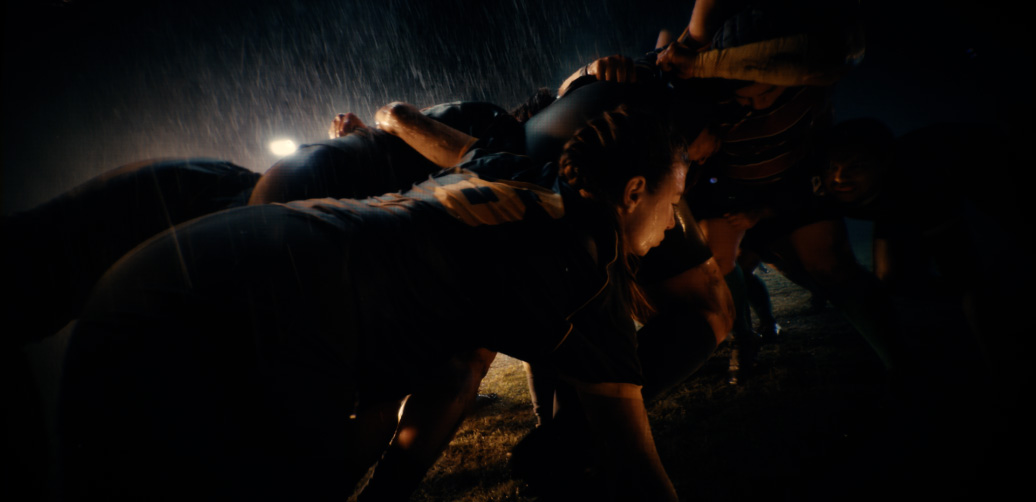 A rugby game shown on iPhone 17 Pro